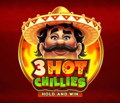 3 Hot Chillies slot visual from 3 Oaks Gaming available on fairspin-pt.pt